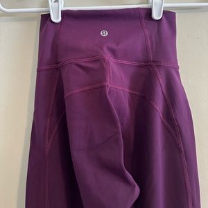 Purple Lululemon Mesh Joggers